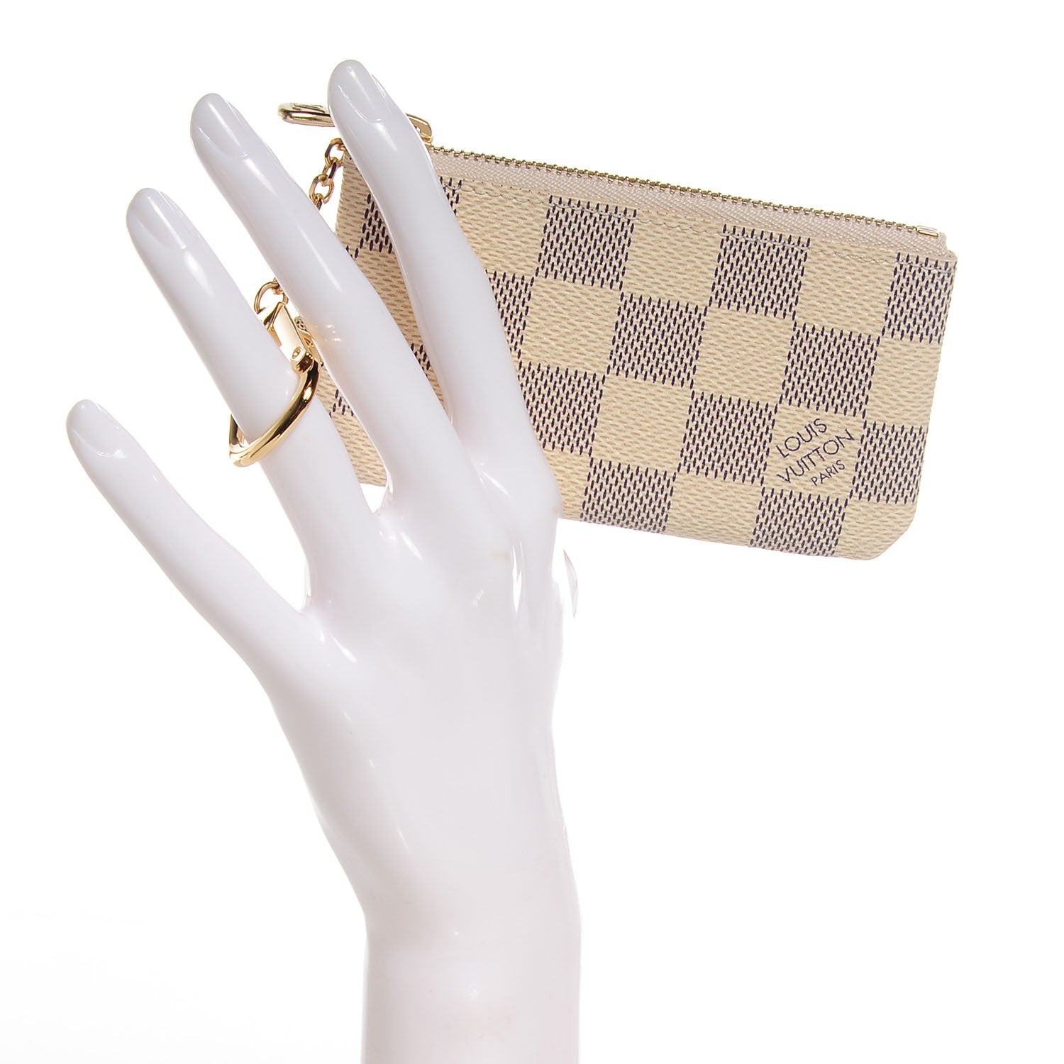 Louis Vuitton Damier Azur Key Pouch 2 of 8