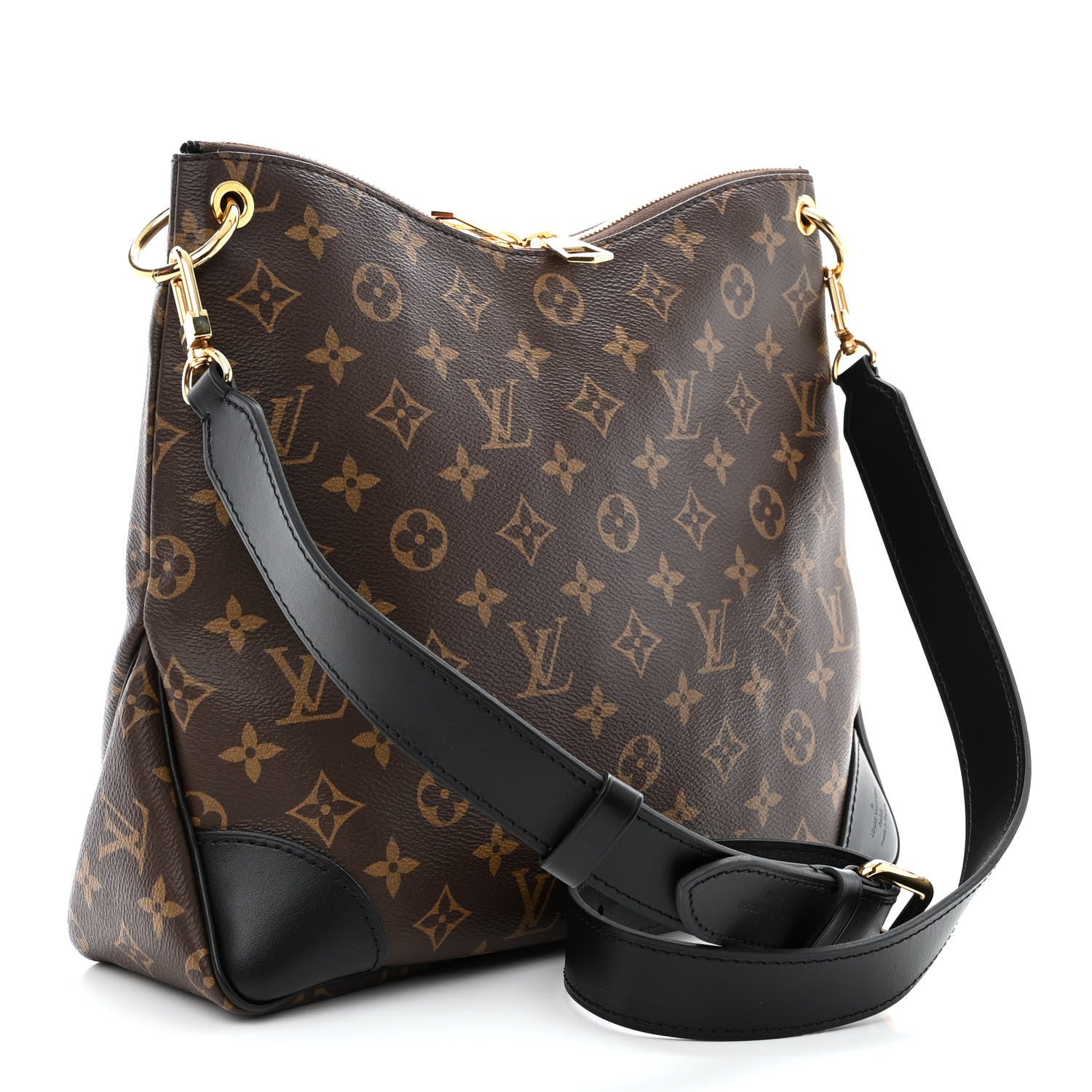 Louis Vuitton Monogram Odeon MM Black 3 of 9