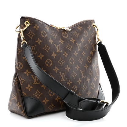 Louis Vuitton Monogram Odeon MM Black 3 of 9