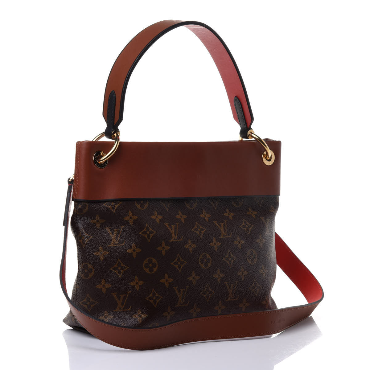 Louis Vuitton Monogram Tuileries Besace Caramel Rouge 2 of 4