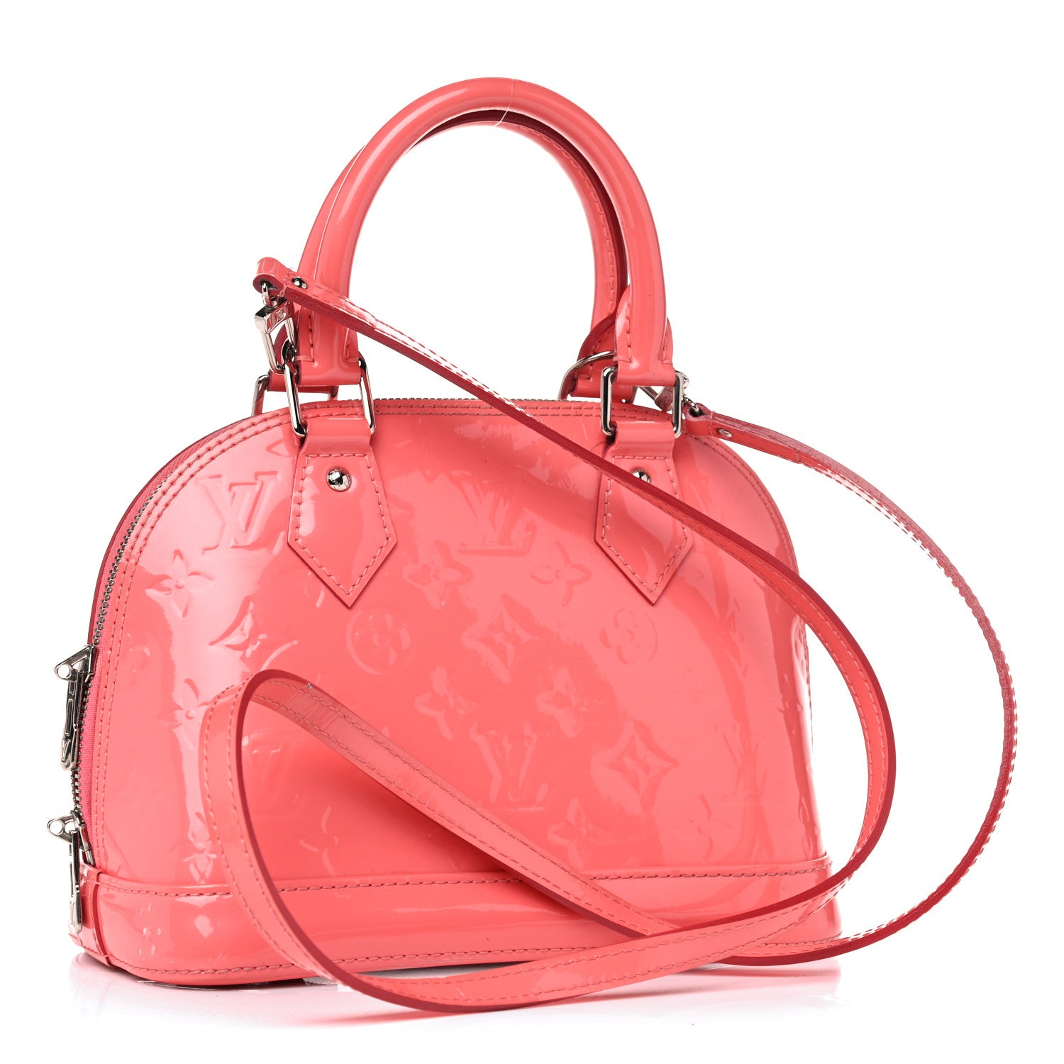 Louis Vuitton Vernis Alma BB Poppy 3 of 22