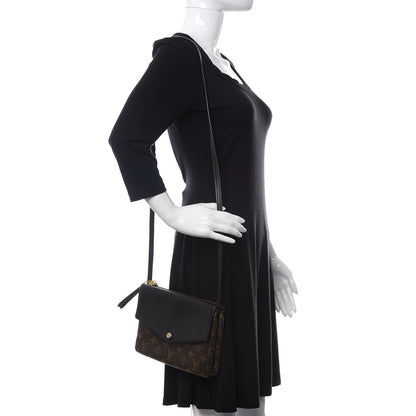 Louis Vuitton Monogram Twice Pochette Black 2 of 14