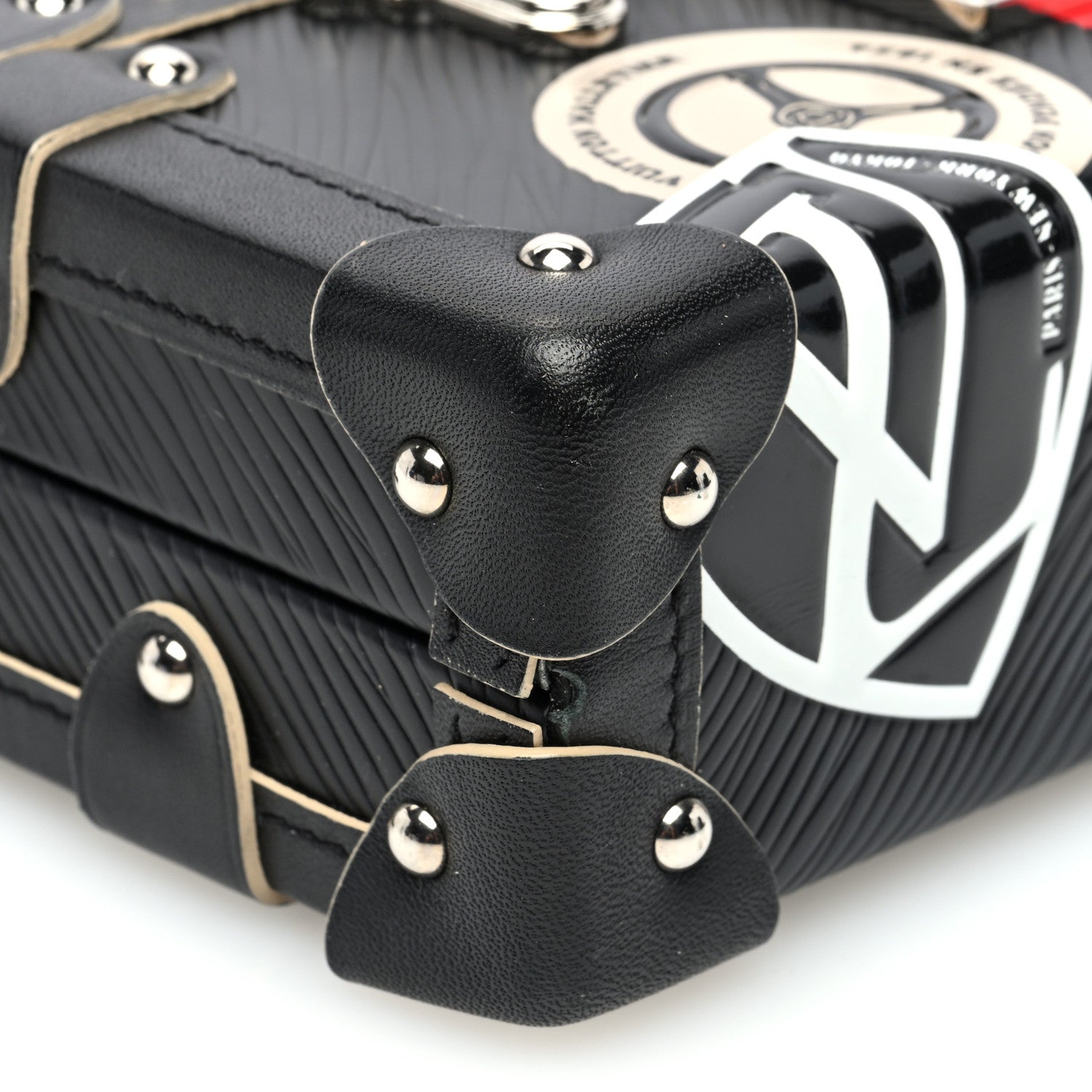 Louis Vuitton Epi World Tour Petite Malle Black 8 of 9