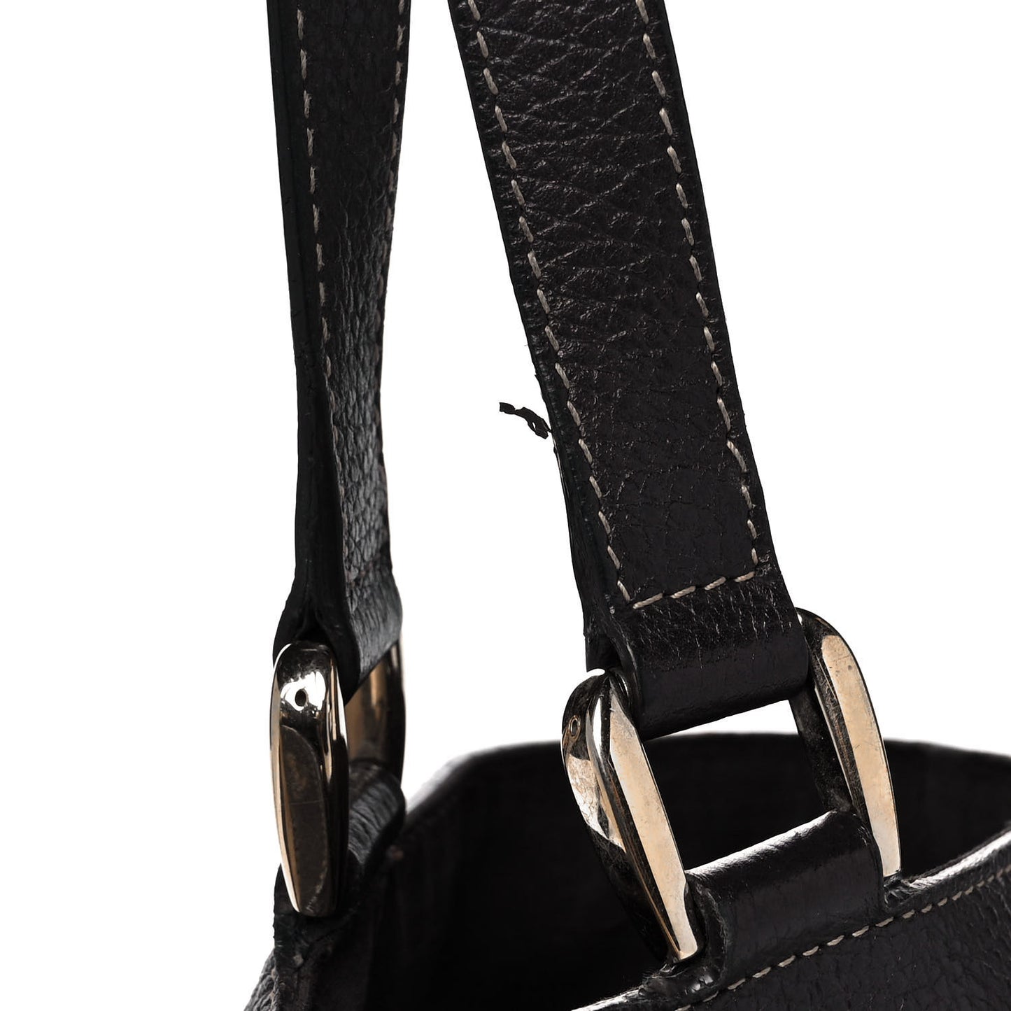 Crystal Monogram Abbey D Ring Tote Dark Brown