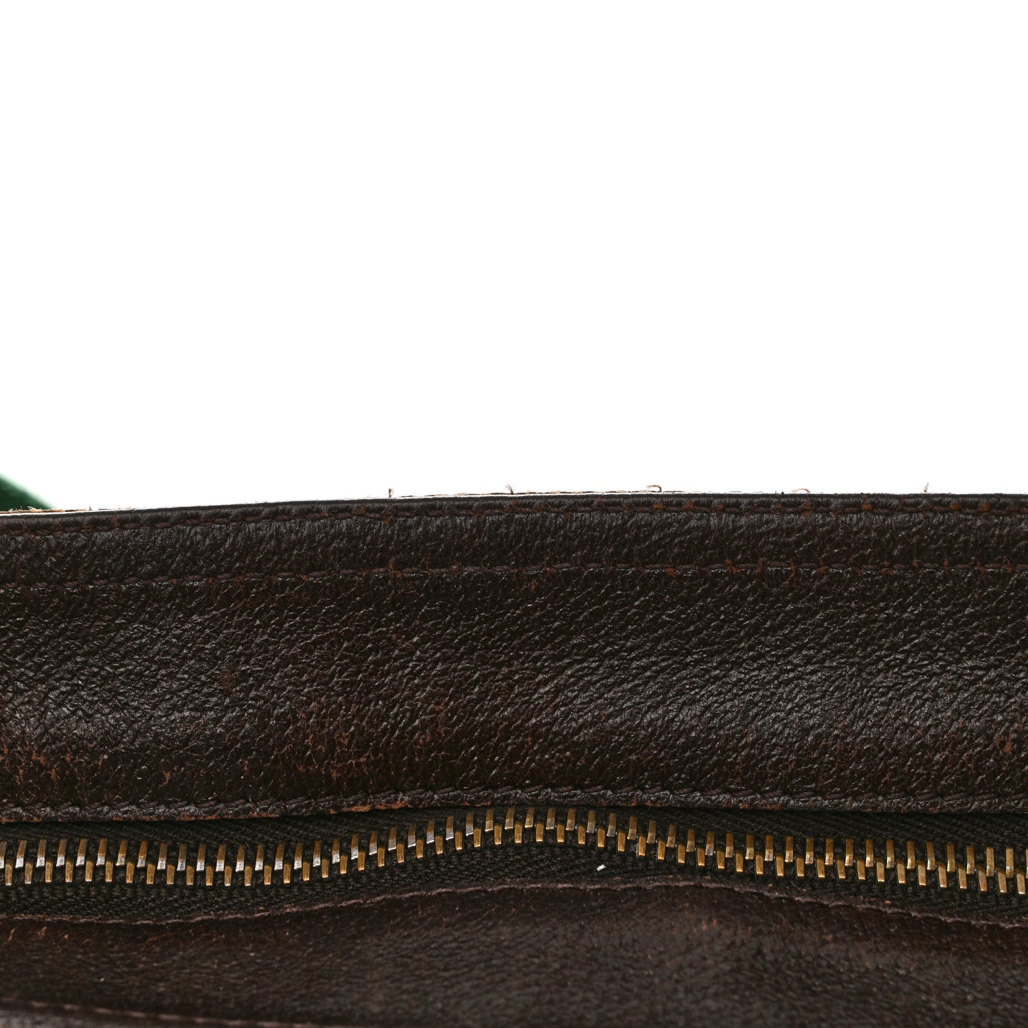 Gucci Monogram Web Medium Double Pocket Messenger Bag Dark Brown 12 of 15