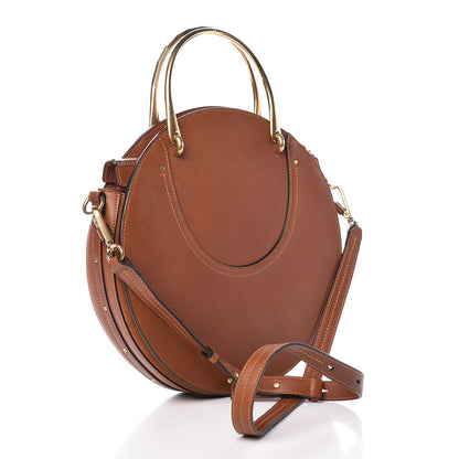 Chloe Calfskin Suede Raffia Medium Pixie Bag Caramel 3 of 14