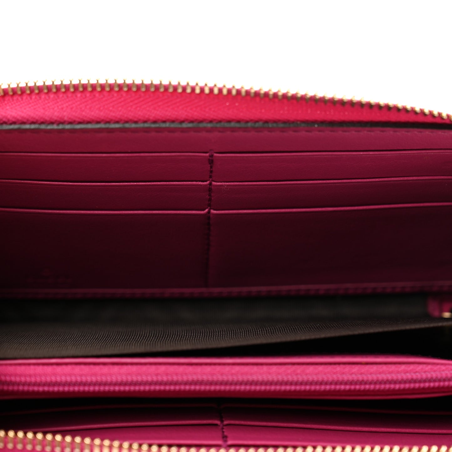 Patent Soho Zip Around Wallet Bright Bougainvillea