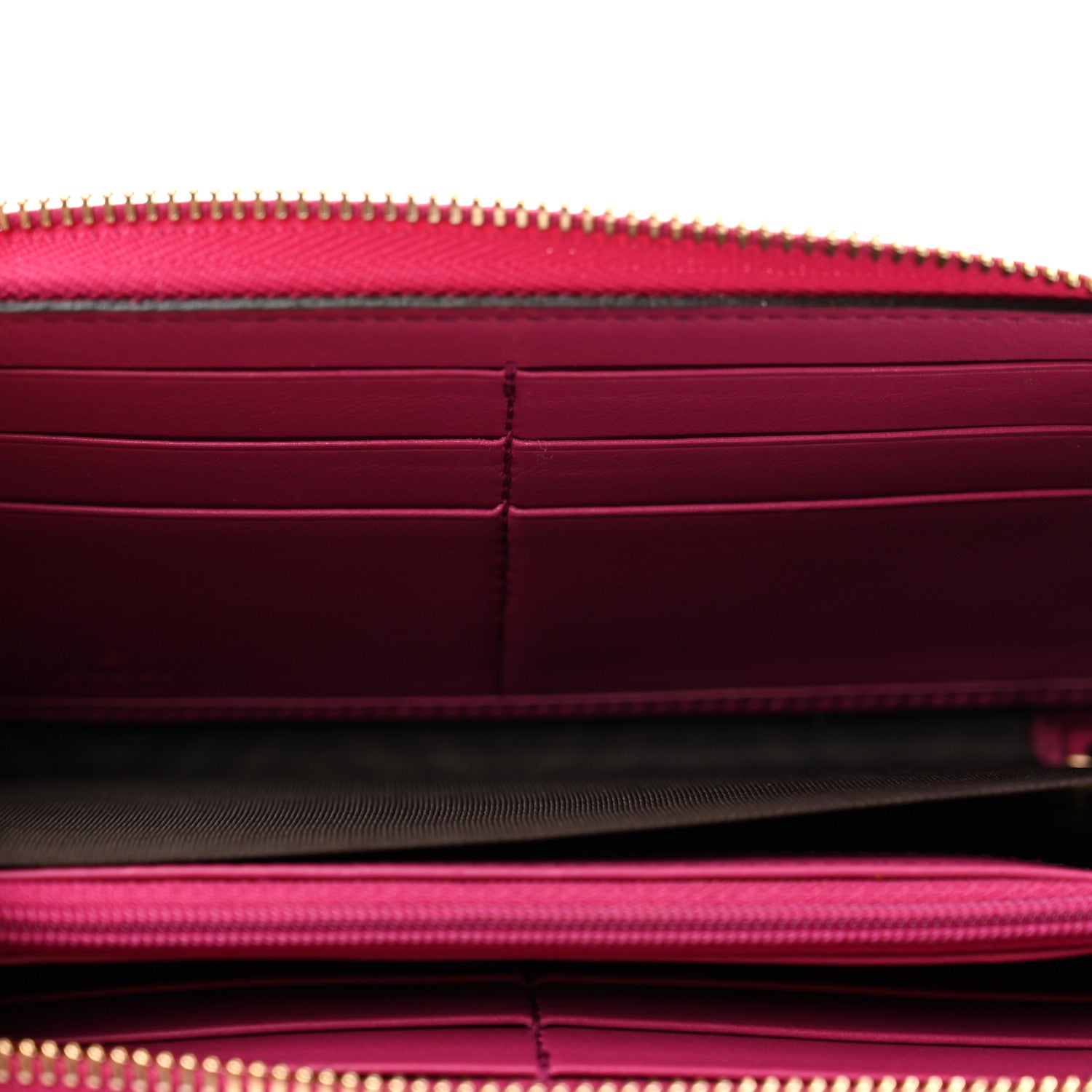 Gucci Patent Soho Zip Around Wallet Bright Bougainvillea 6 of 11
