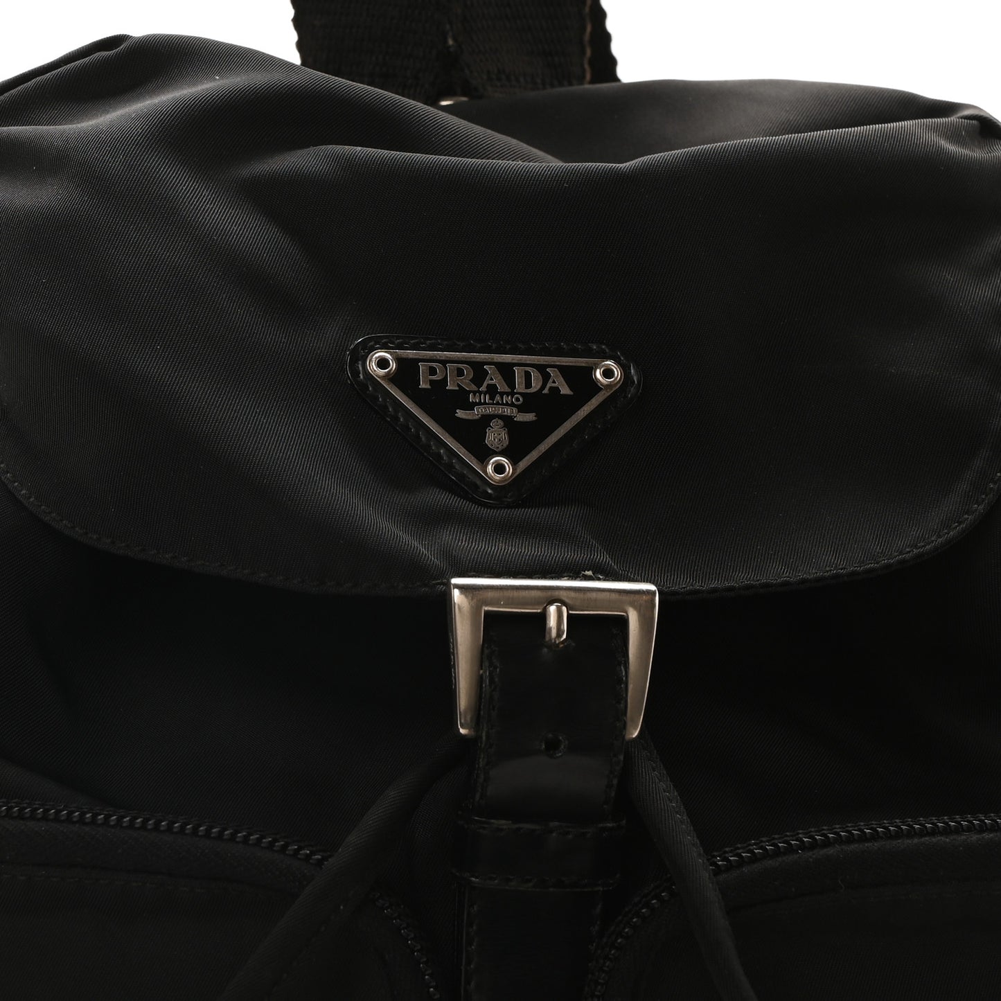 Tessuto Nylon Vela Small Backpack Black