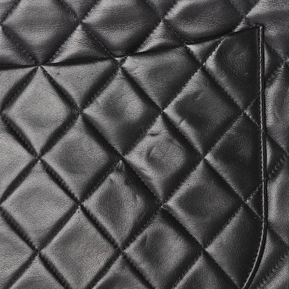Chanel Lambskin Quilted XL Jumbo Single Flap Black 14 of 14