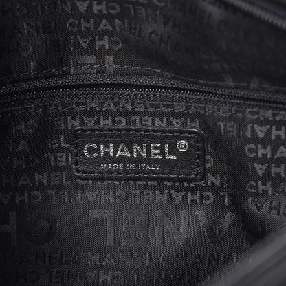 Chanel Lambskin Stitched Medium Ultimate Soft Tote Black 6 of 13