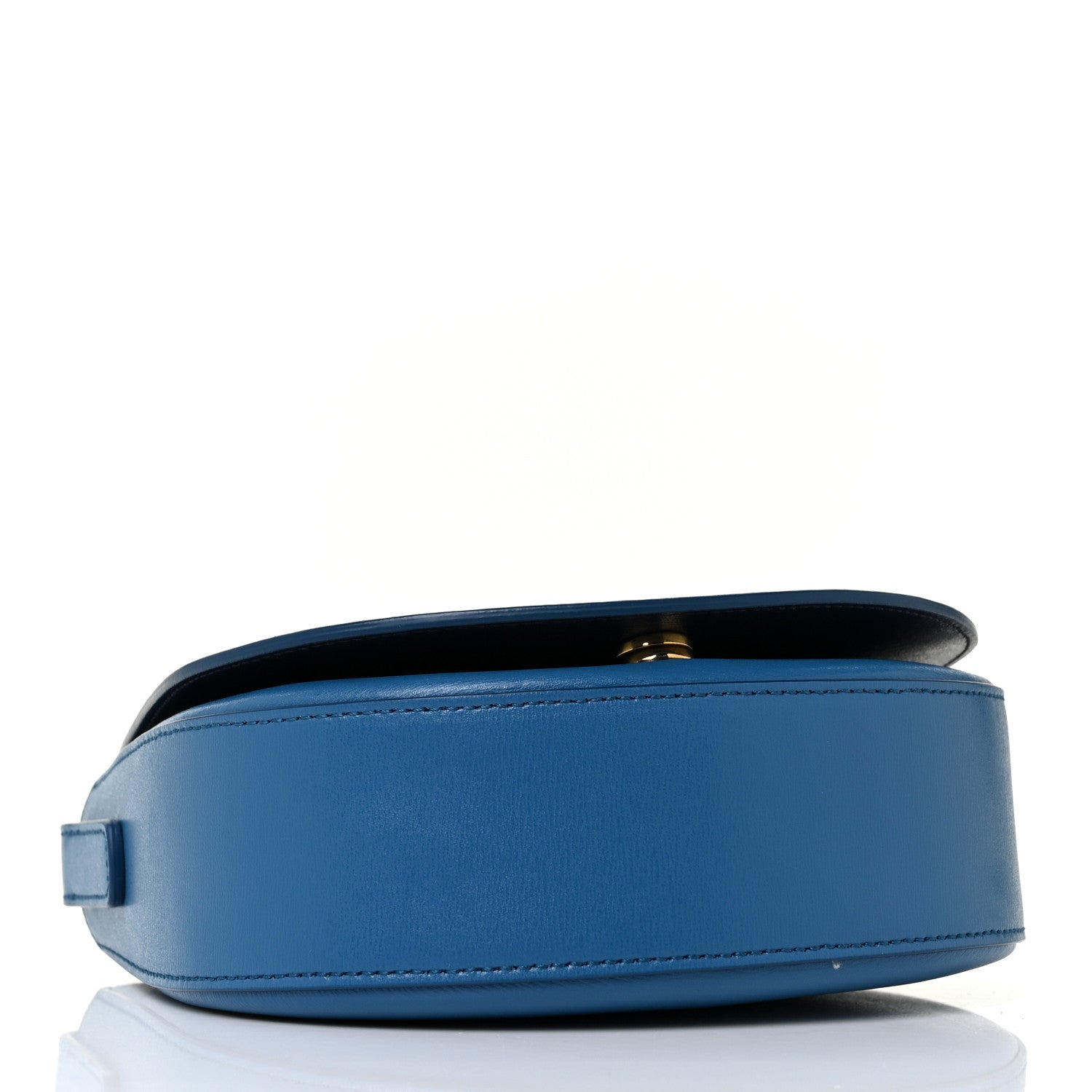 Salvatore Ferragamo Calfskin Gancini City Crossbody Azure Navy 3 of 8