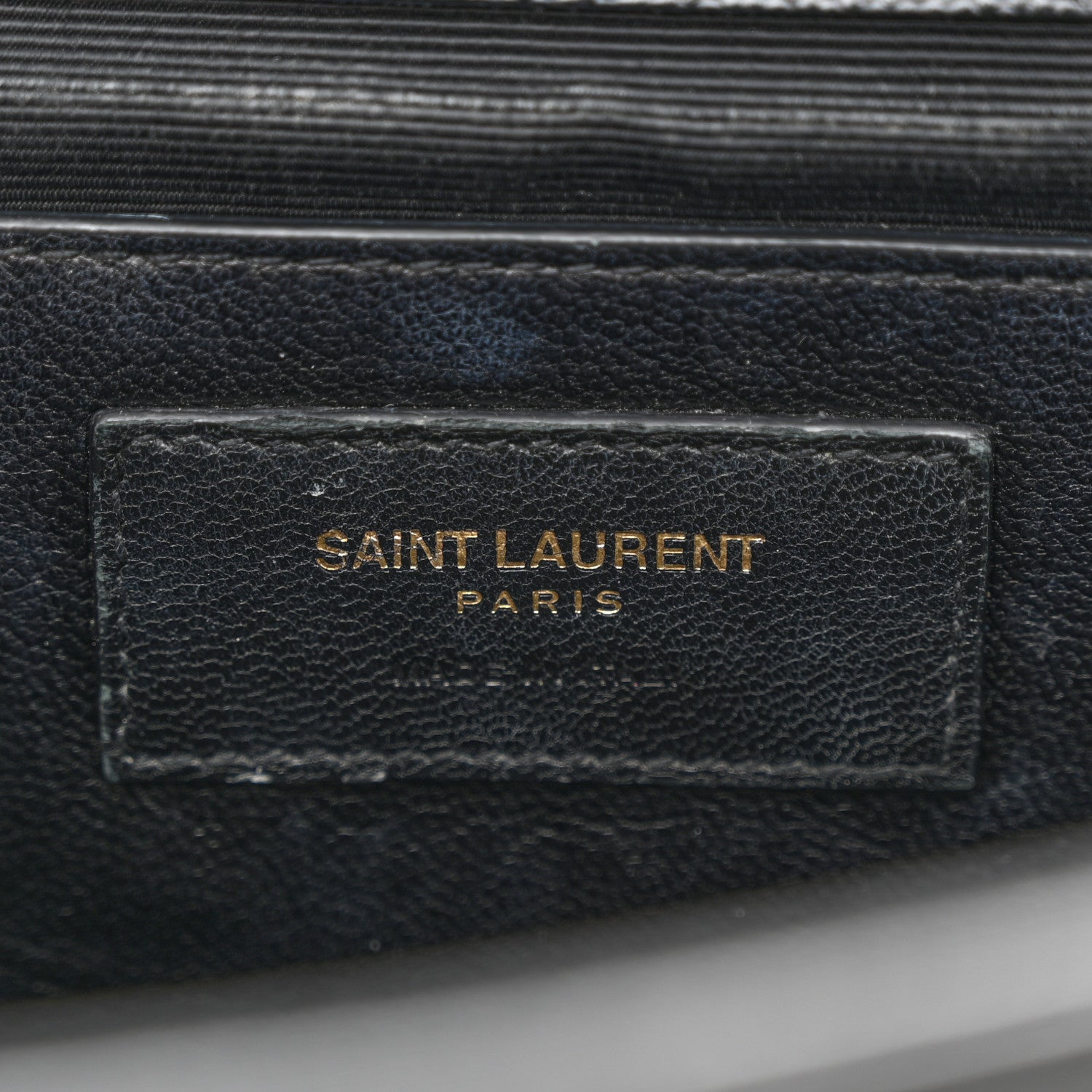 Saint Laurent Grain De Poudre Medium Classic Monogram Kate Satchel Black 6 of 13