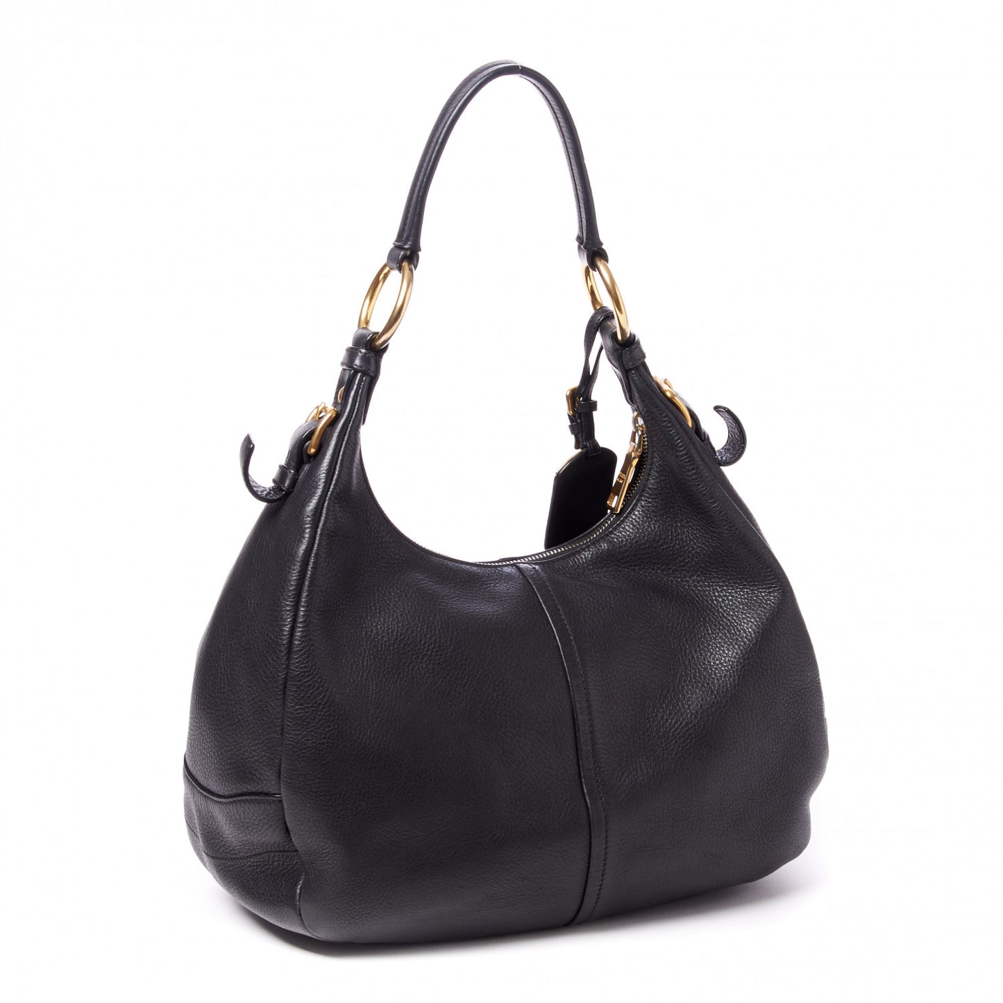 Vitello Daino Hobo Black