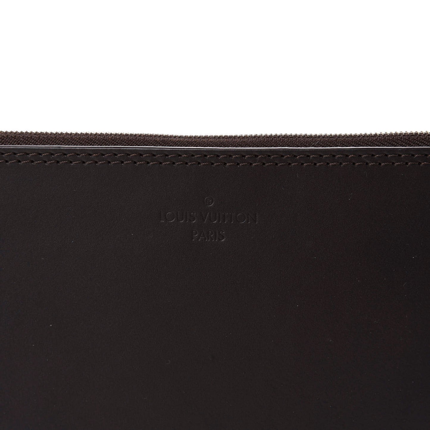 Calfskin Hina Pochette MM Brown