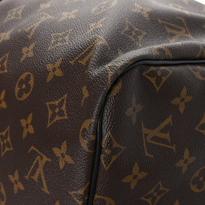 Louis Vuitton Monogram Macassar Keepall Bandouliere 55 10 of 10