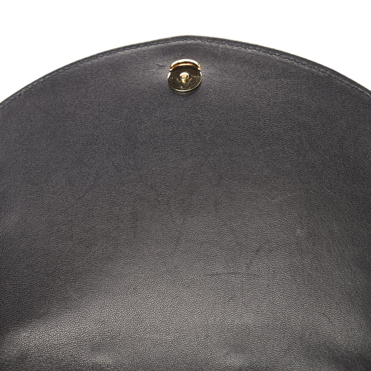 Lambskin Chrissie Chain Shoulder Bag Black