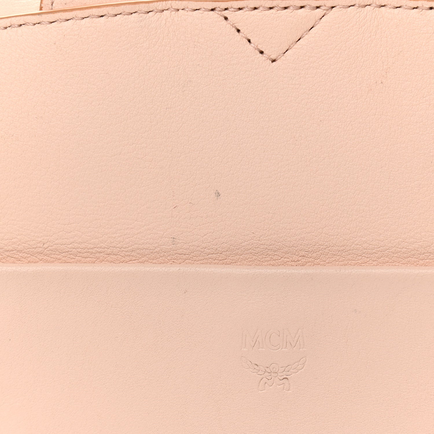 MCM Calfskin Ottomar Monogram Essential Small Backpack Bisque 17 of 17