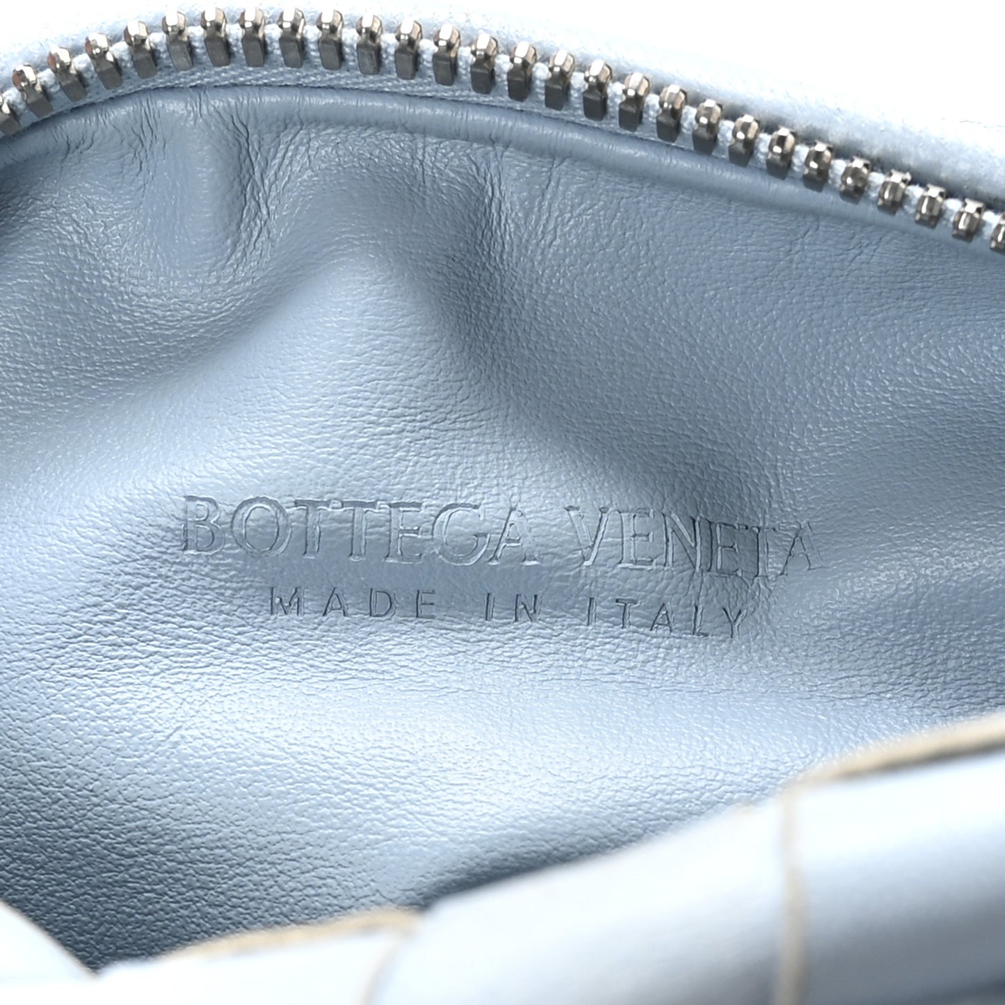 Nappa Intrecciato Mini Jodie Ice