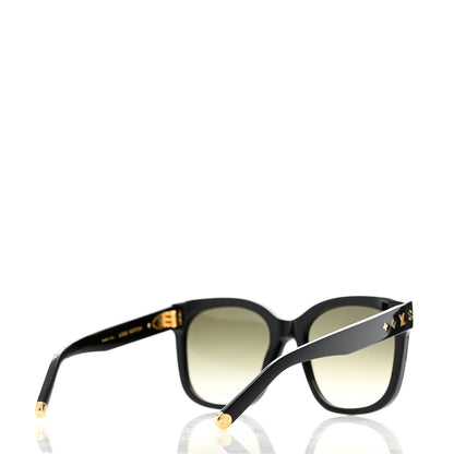 Louis Vuitton Acetate My Monogram Cat Eye Sunglasses Z1729W Black 4 of 7