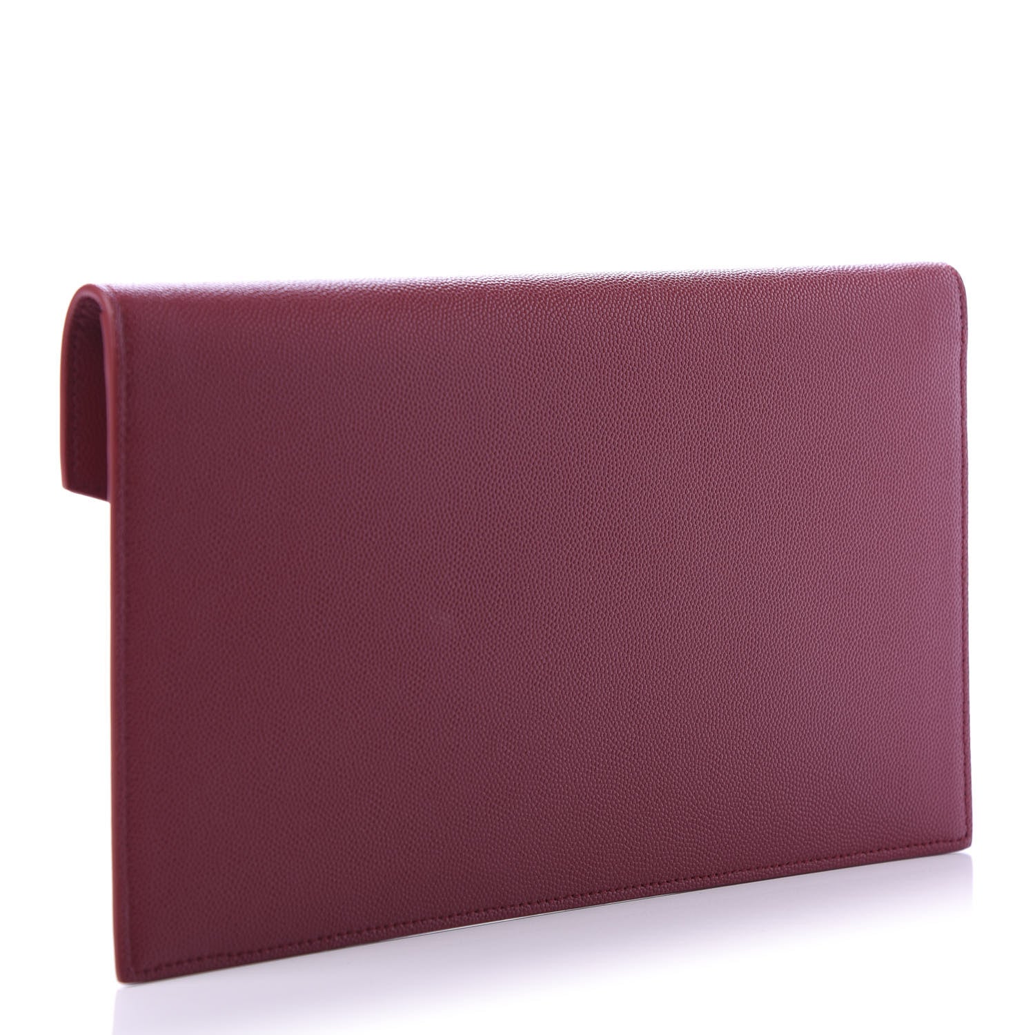 Saint Laurent Grain De Poudre Uptown Pouch Red 3 of 10