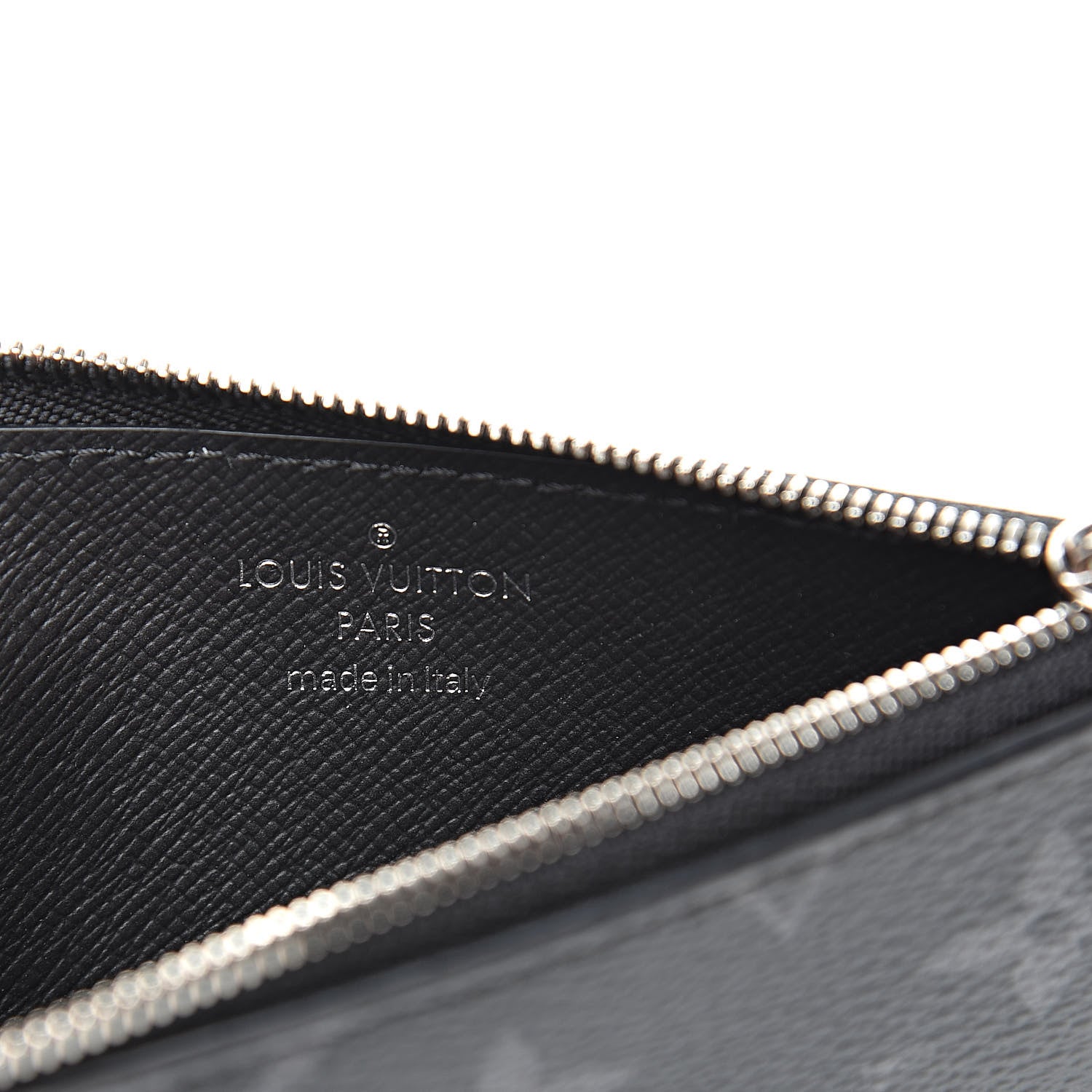 Louis Vuitton Monogram Eclipse Taiga Coin Card Holder 6 of 8