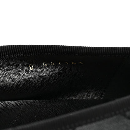 Chanel Lambskin Quilted CC Cambon Ballet Flats 40 Black White 9 of 10