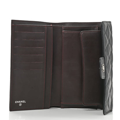 Chanel Caviar Quilted Large Flap Wallet Black 5 of 8