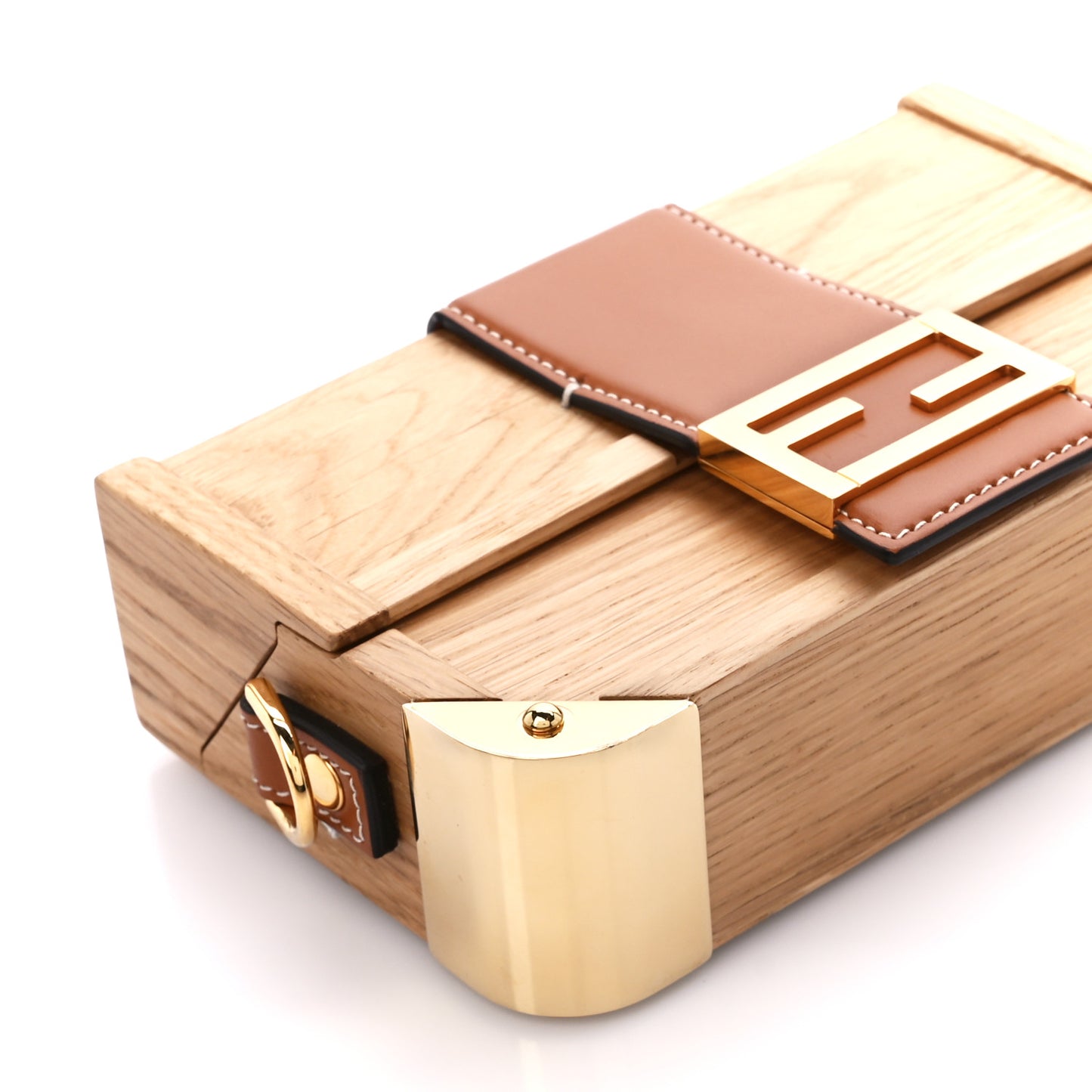 Wood Mini Baguette Trunk
