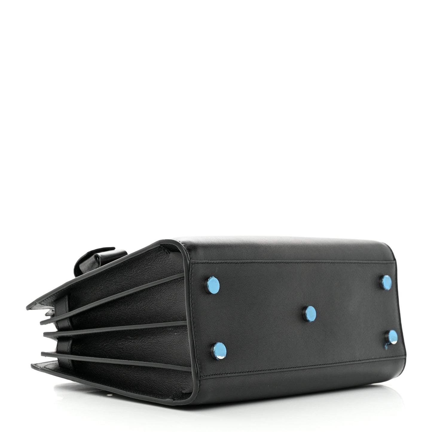 Calfskin Patchwork Baby Sac De Jour Black