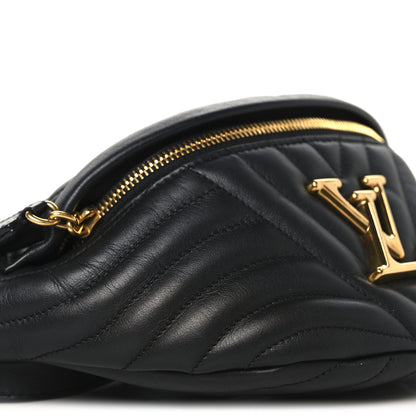 Louis Vuitton Calfskin Quilted New Wave Bumbag Black 8 of 9
