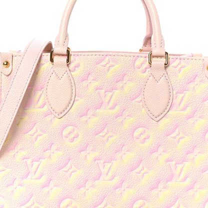 Louis Vuitton Empreinte Monogram Summer Stardust Onthego PM Pink 7 of 9