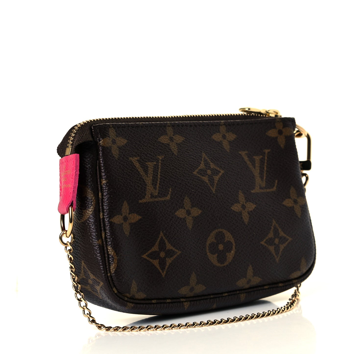 Monogram 2019 Christmas Animation Mini Courchevel Pochette Accessories Fuchsia