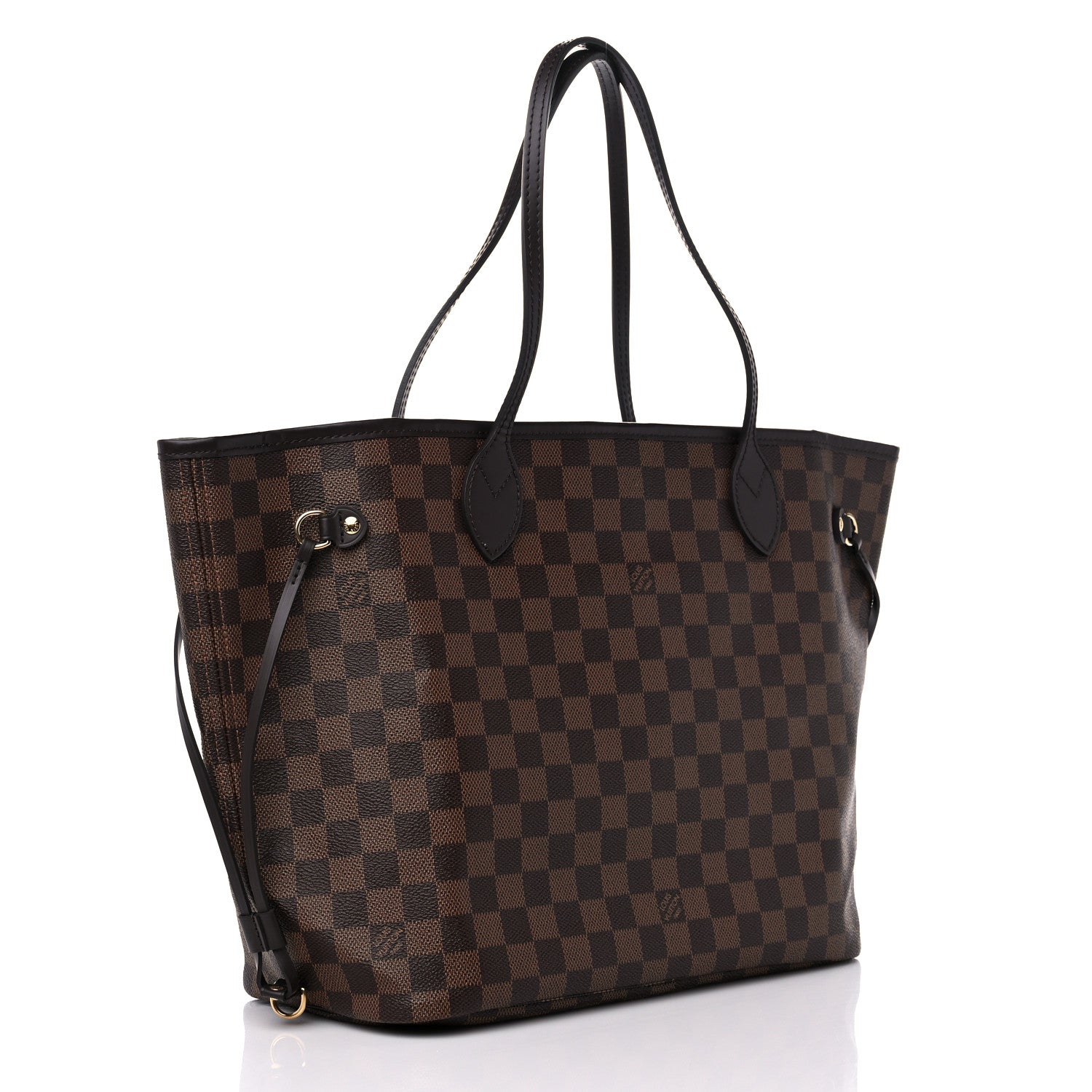 Louis Vuitton Damier Ebene Neo Neverfull MM Rose Ballerine 3 of 10