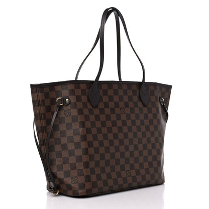 Louis Vuitton Damier Ebene Neo Neverfull MM Rose Ballerine 3 of 10
