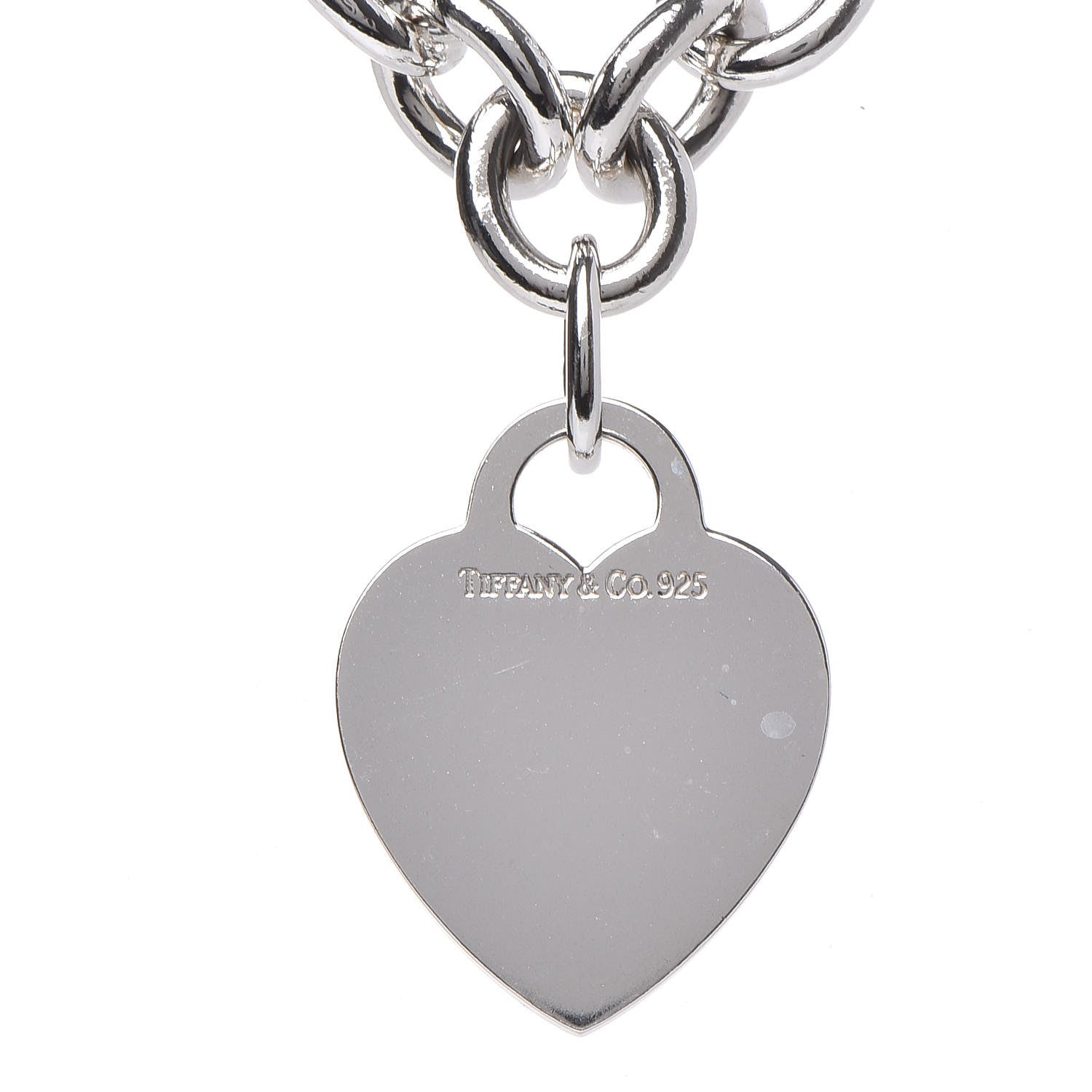 Tiffany Sterling Silver Heart Tag Necklace 5 of 6