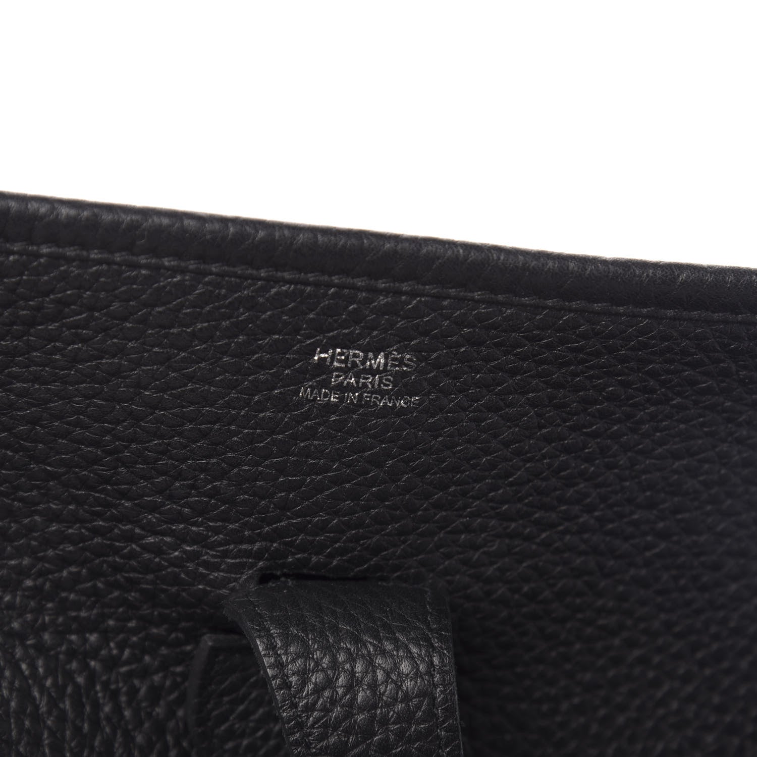 Hermes Taurillon Clemence Evelyne III GM Black 6 of 13