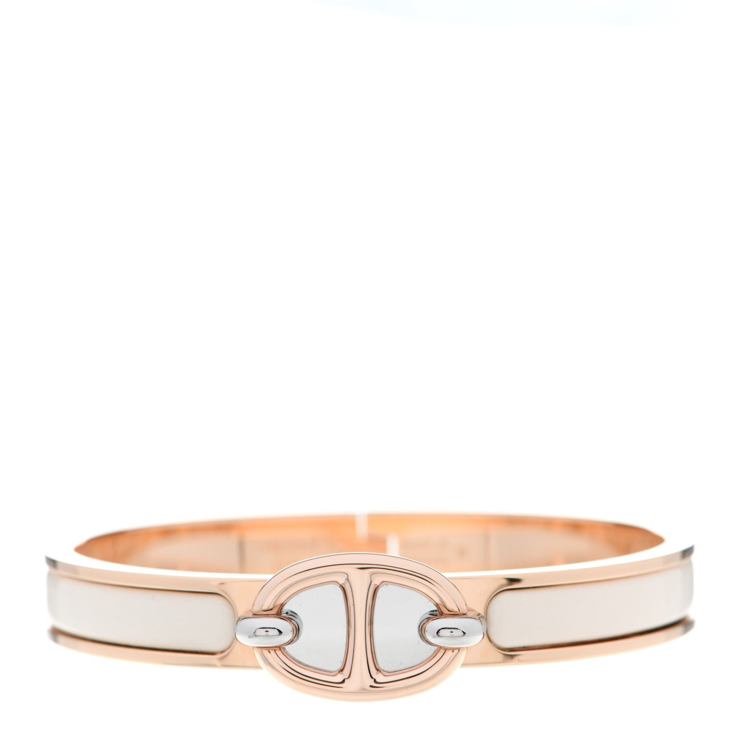 Enamel Mini Clic Chaine d'Ancre Bracelet PM Creme