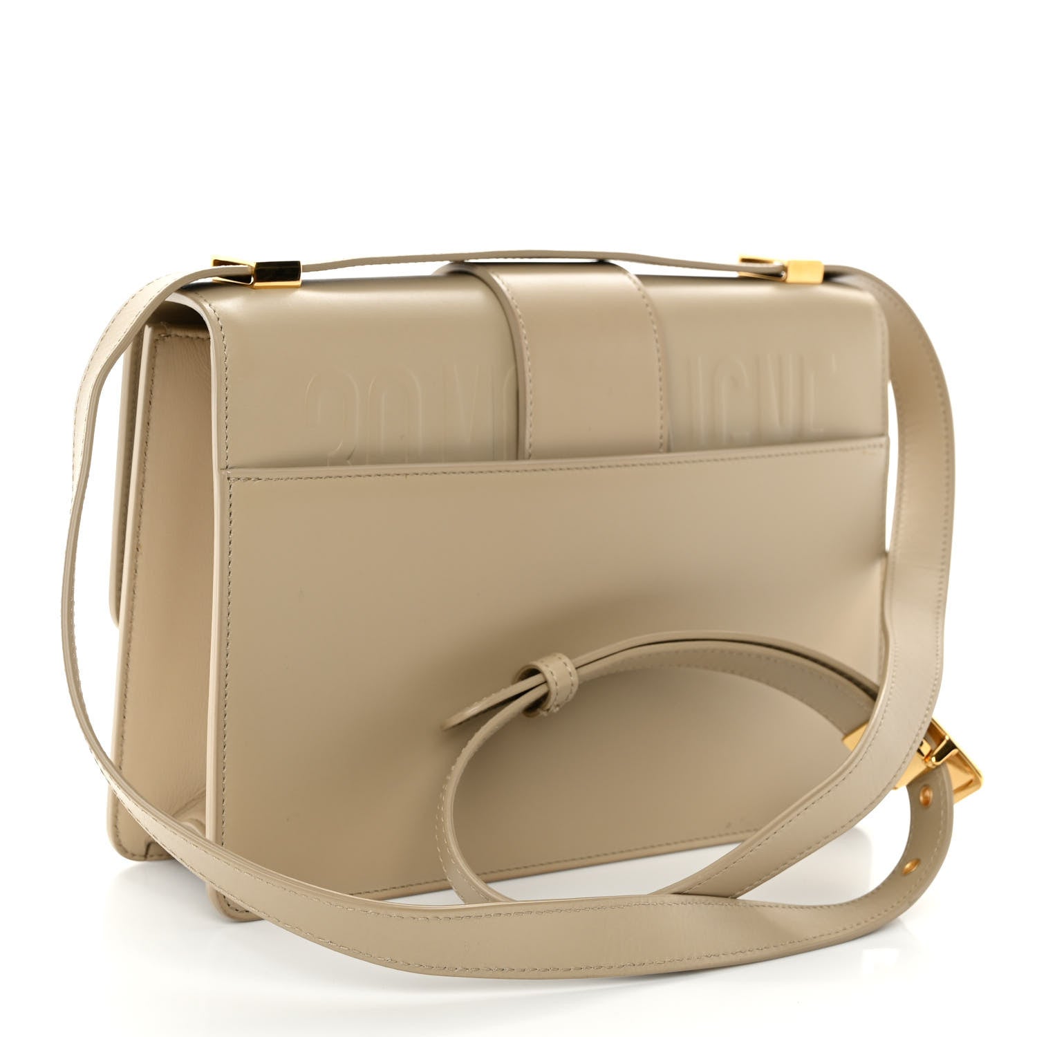 Christian Dior Smooth Calfskin 30 Montaigne Flap Bag Beige 3 of 9