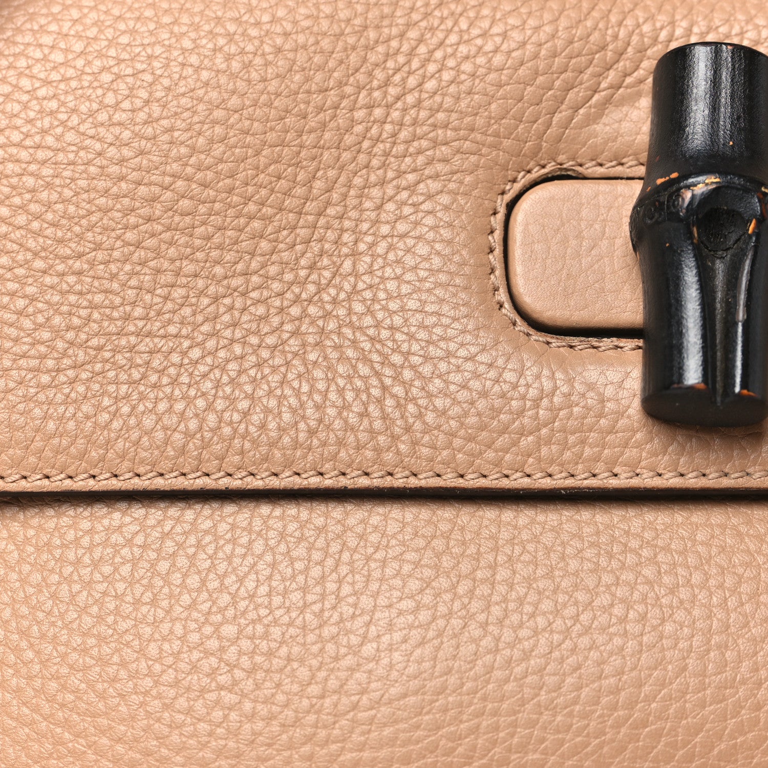 Gucci Cellarius Calfskin Small Bamboo Daily Top Handle Bag Camelia 7 of 11