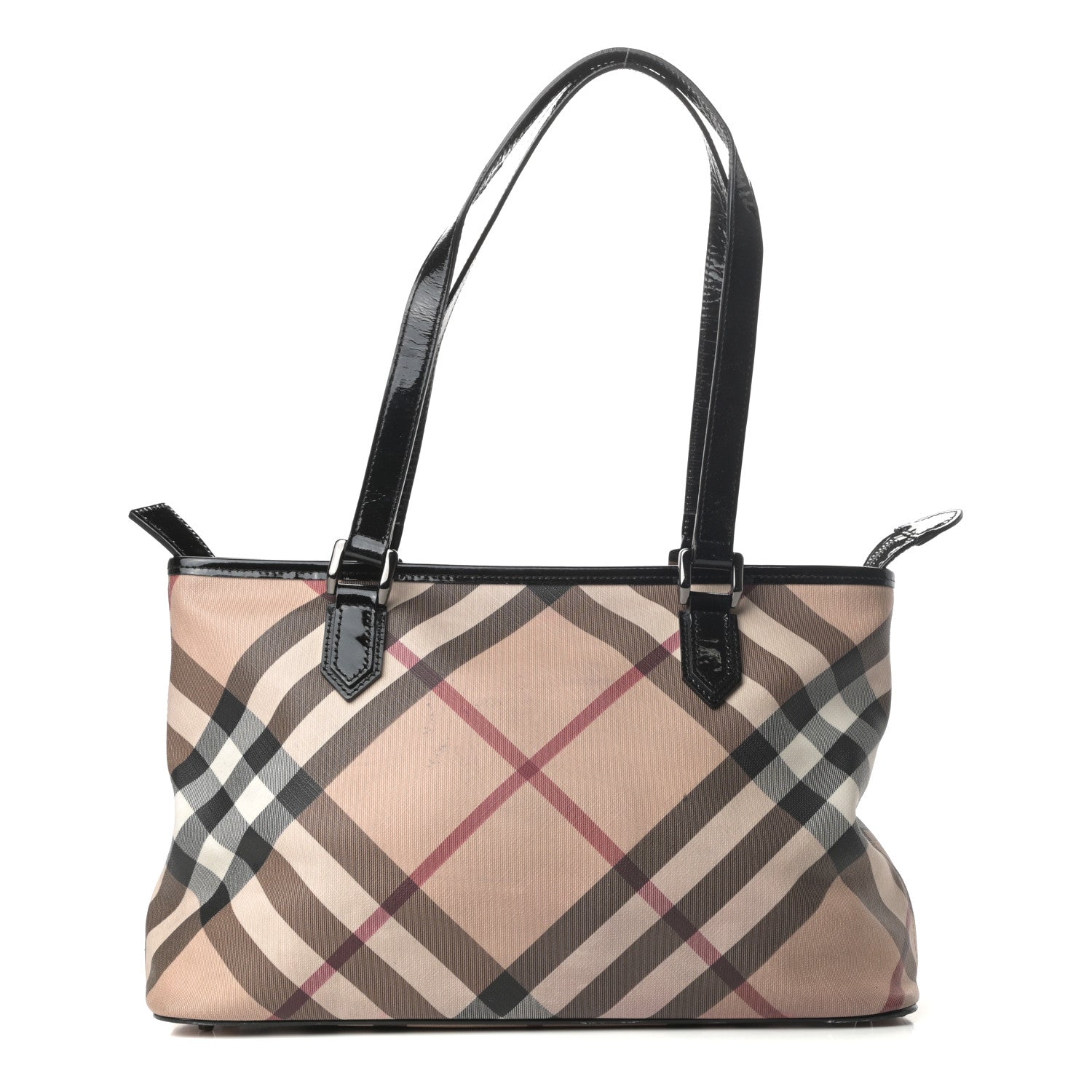 Burberry Supernova Check Regent Tote Black 1 of 12