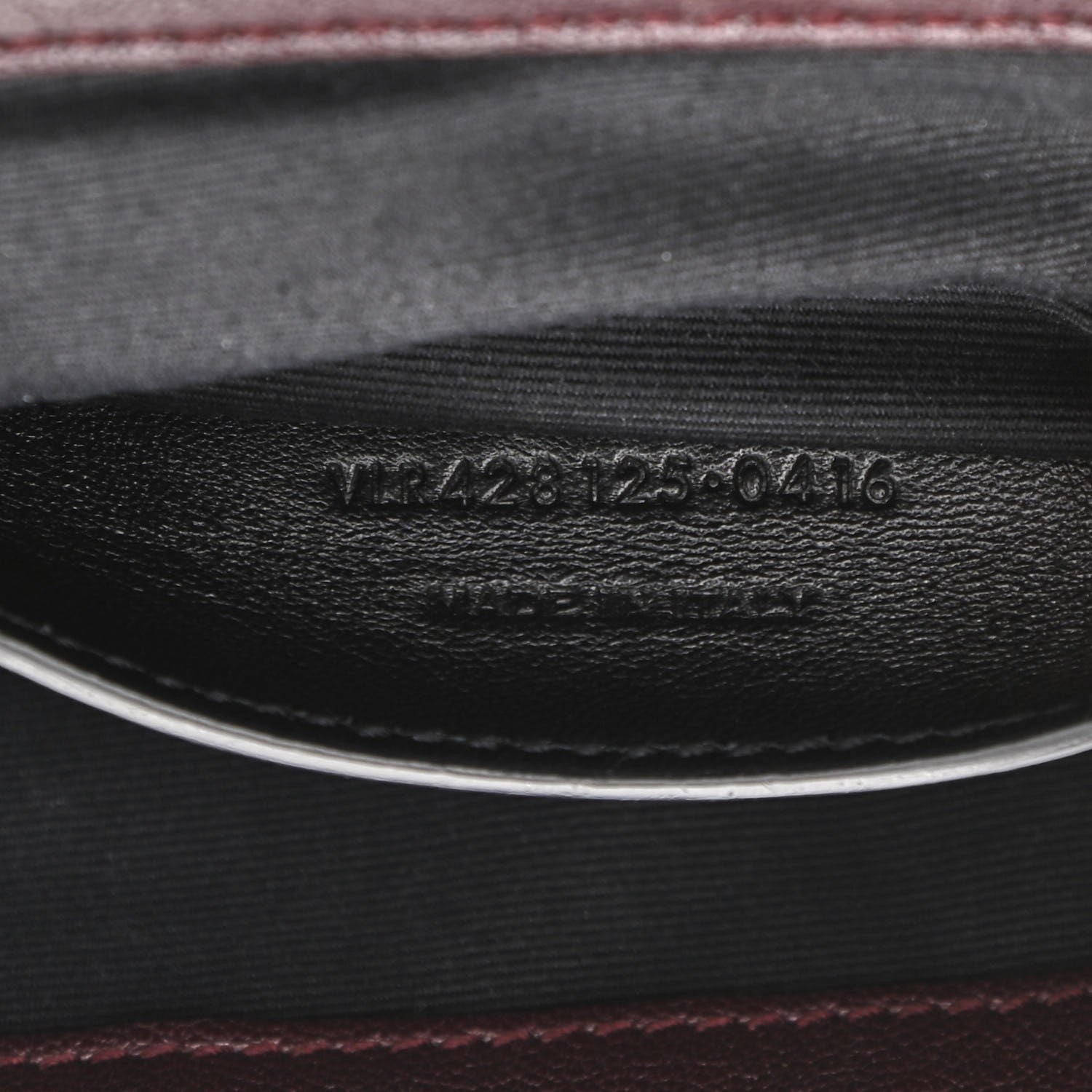 Saint Laurent Sheepskin Tri-Quilt Monogram Medium College Bag Bordeaux 7 of 14