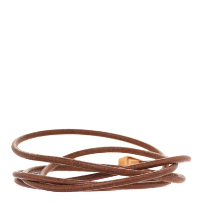 Hermes Natural Bridle Wrap Cord Bracelet 3 of 5
