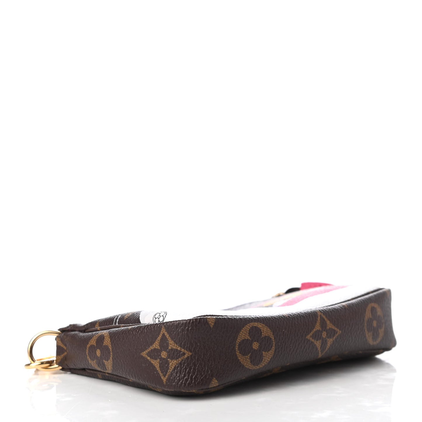 Monogram 2019 Christmas Animation Mini Courchevel Pochette Accessories Fuchsia