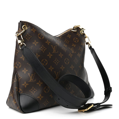 Louis Vuitton Monogram Odeon MM Black 3 of 9