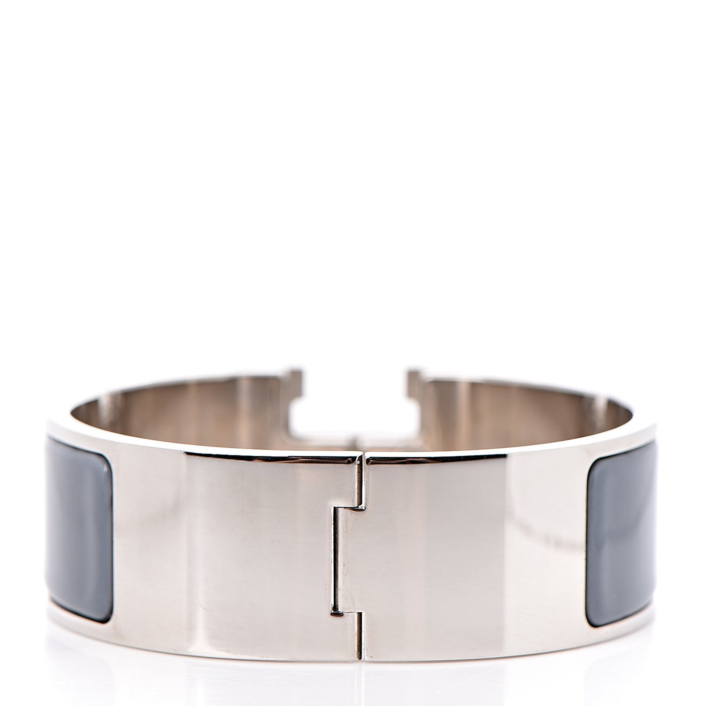 Enamel Wide Clic Clac H Bracelet PM Ardoise