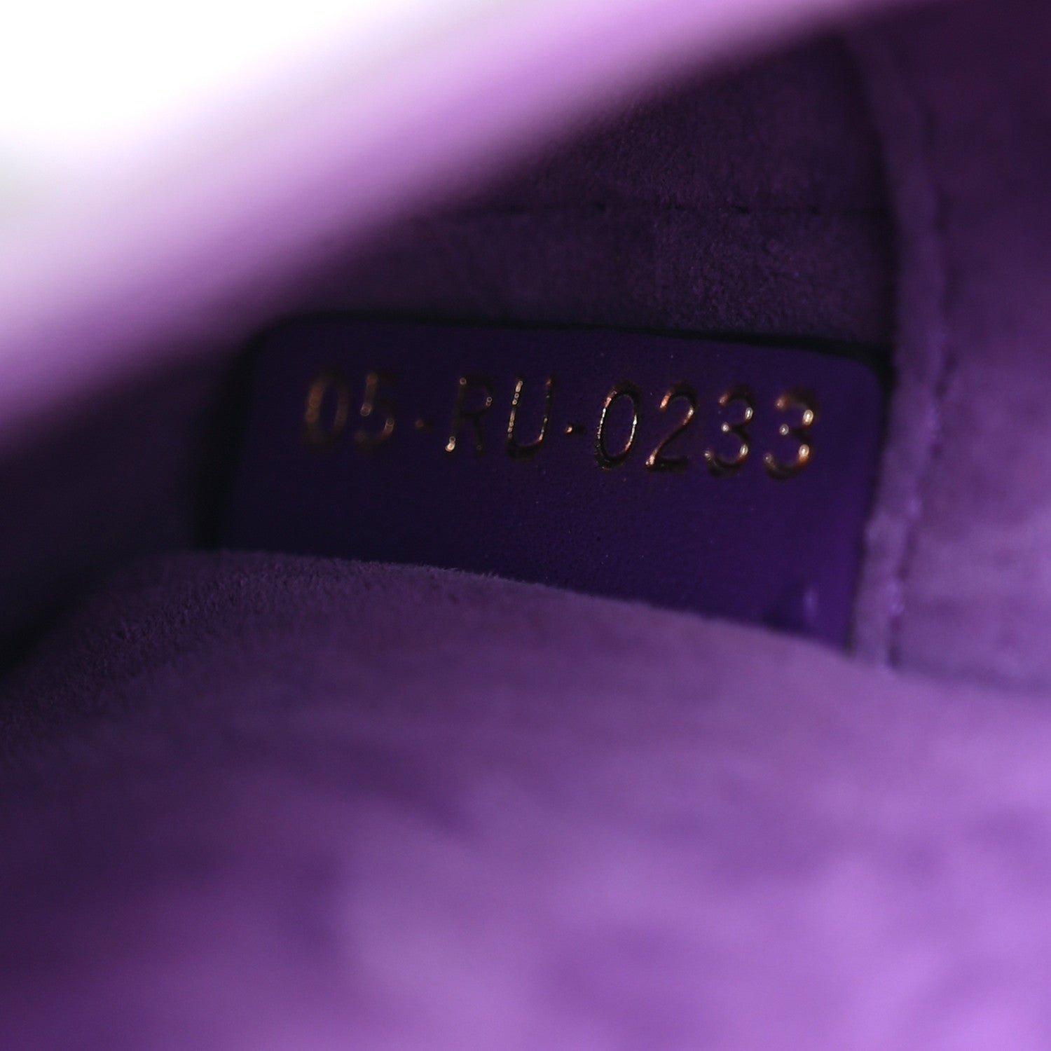 Christian Dior Supple Calfskin Mini Saddle Bag Purple 7 of 11