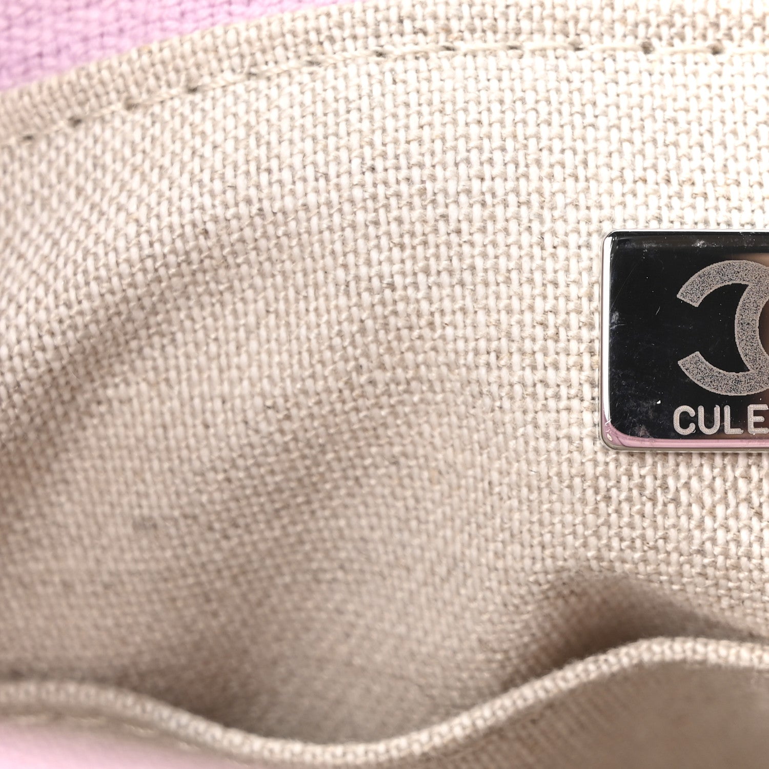 Chanel Mixed Fibers Small Deauville Tote Pink 8 of 11
