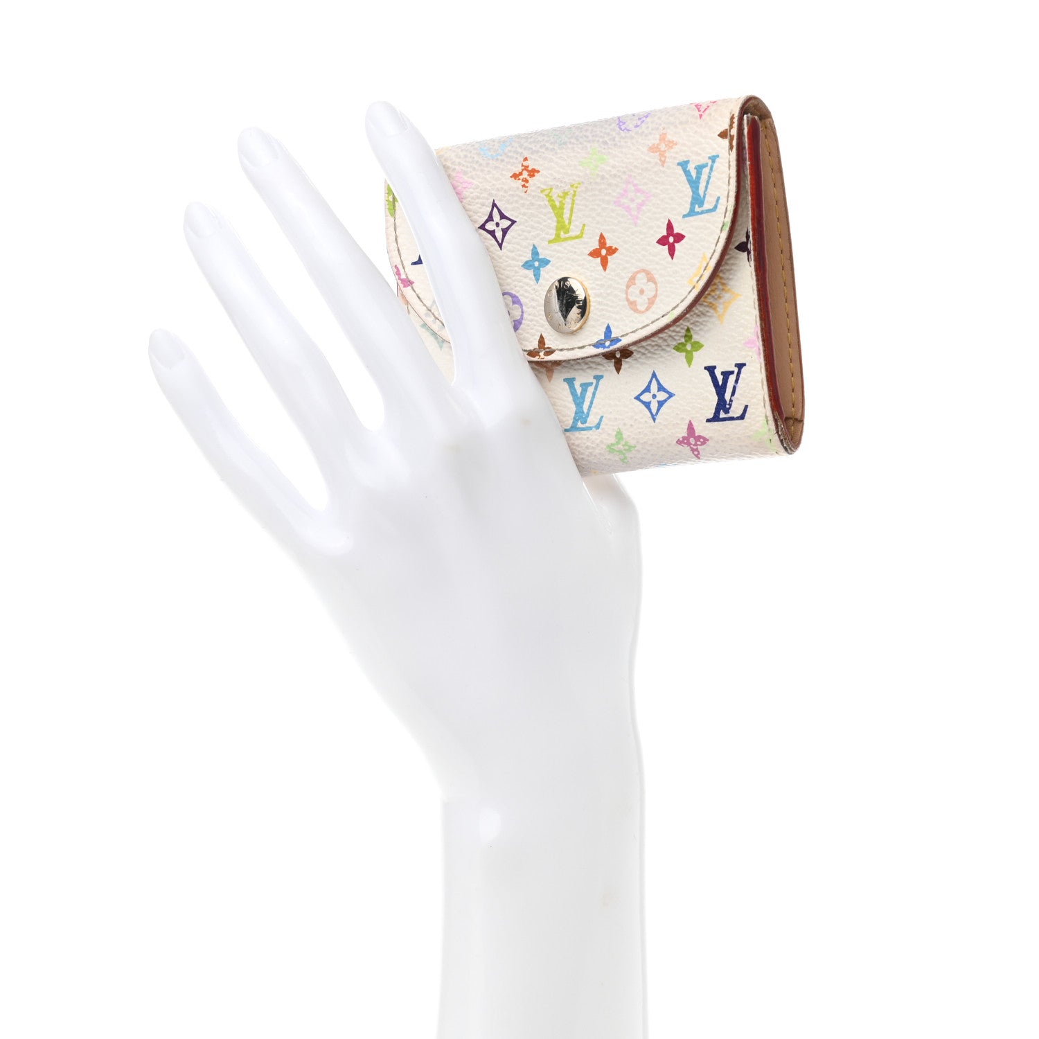 Louis Vuitton Monogram Multicolor Business Card Holder White 2 of 7