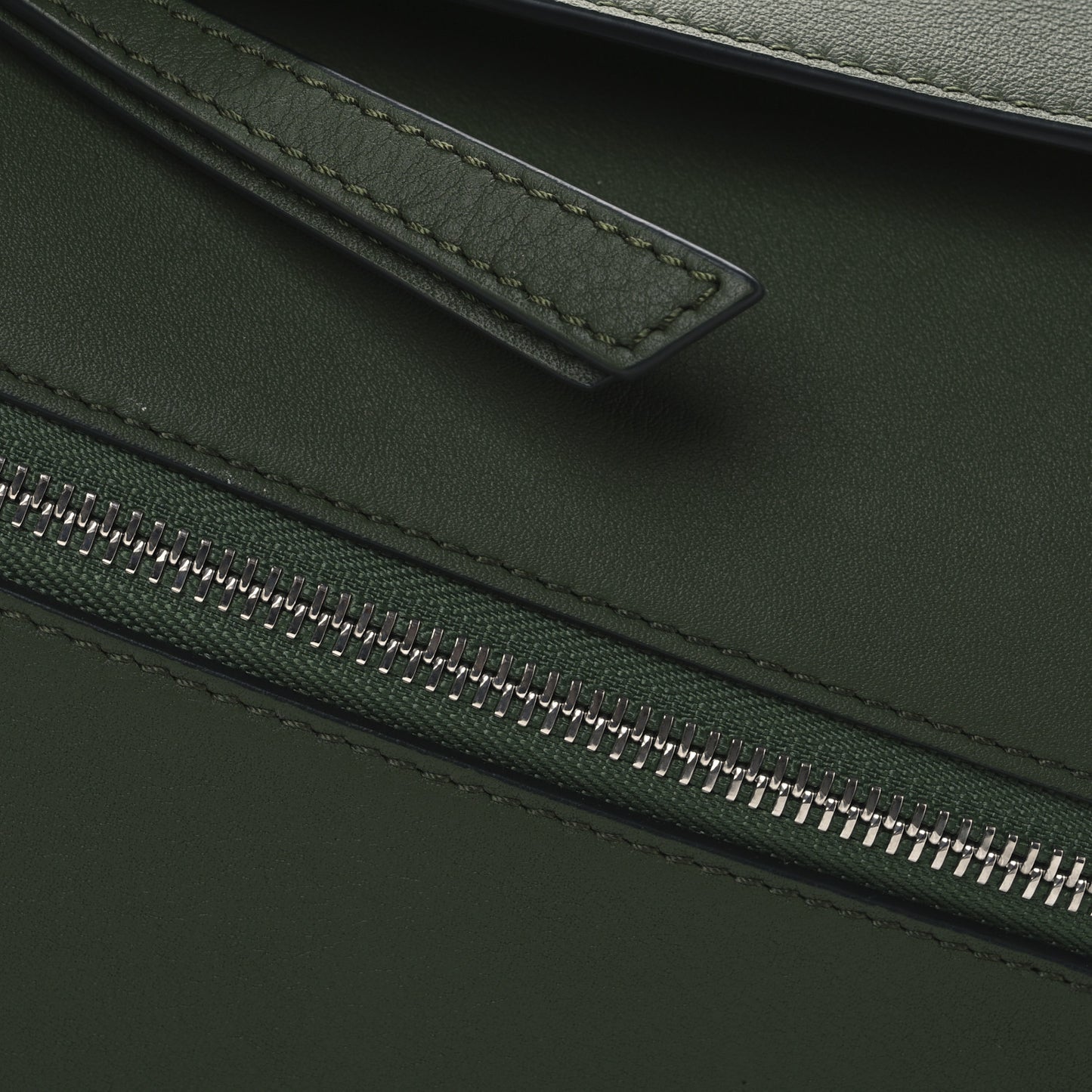 Calfskin Small Puzzle Bumbag Hunter Green